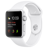 Смарт-часы Apple Watch S1 Sport 38mm Silver Al/White (MNNG2RU/A)