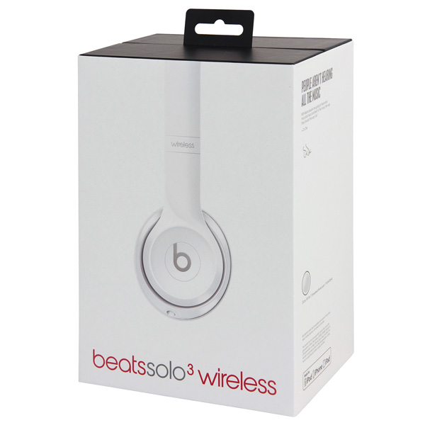 Наушники Bluetooth Beats Beats Solo3 Wireless On-Ear Gloss White MNEP2ZE/A