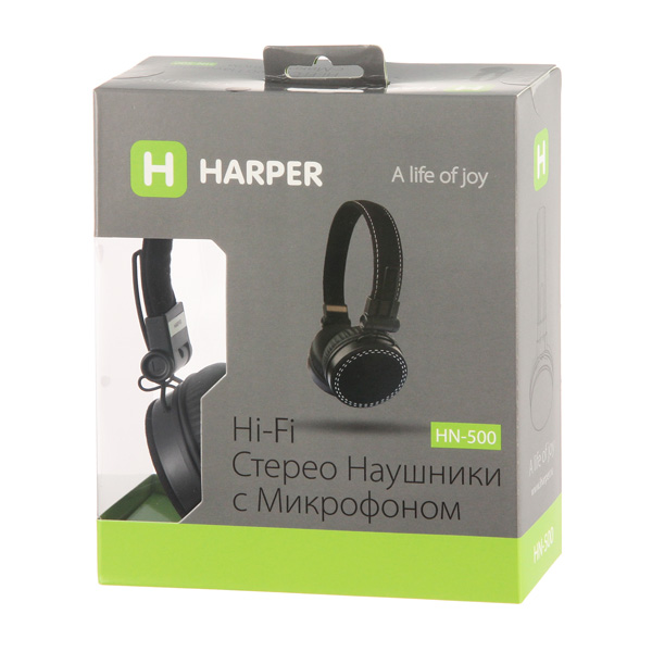 Наушники накладные Harper HN-500 Black
